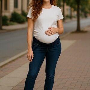 🌸 Old Navy Maternity Skinny Jeans – Size 0 Long
